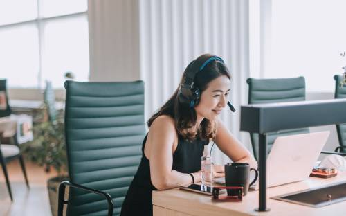 Contact center for customer service