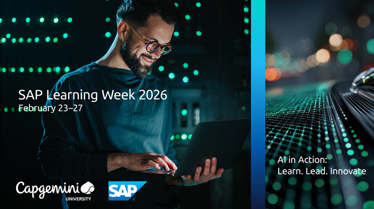 SAP Learning Week 2026: Kontinuierliches Lernen bei Capgemini - Capgemini
