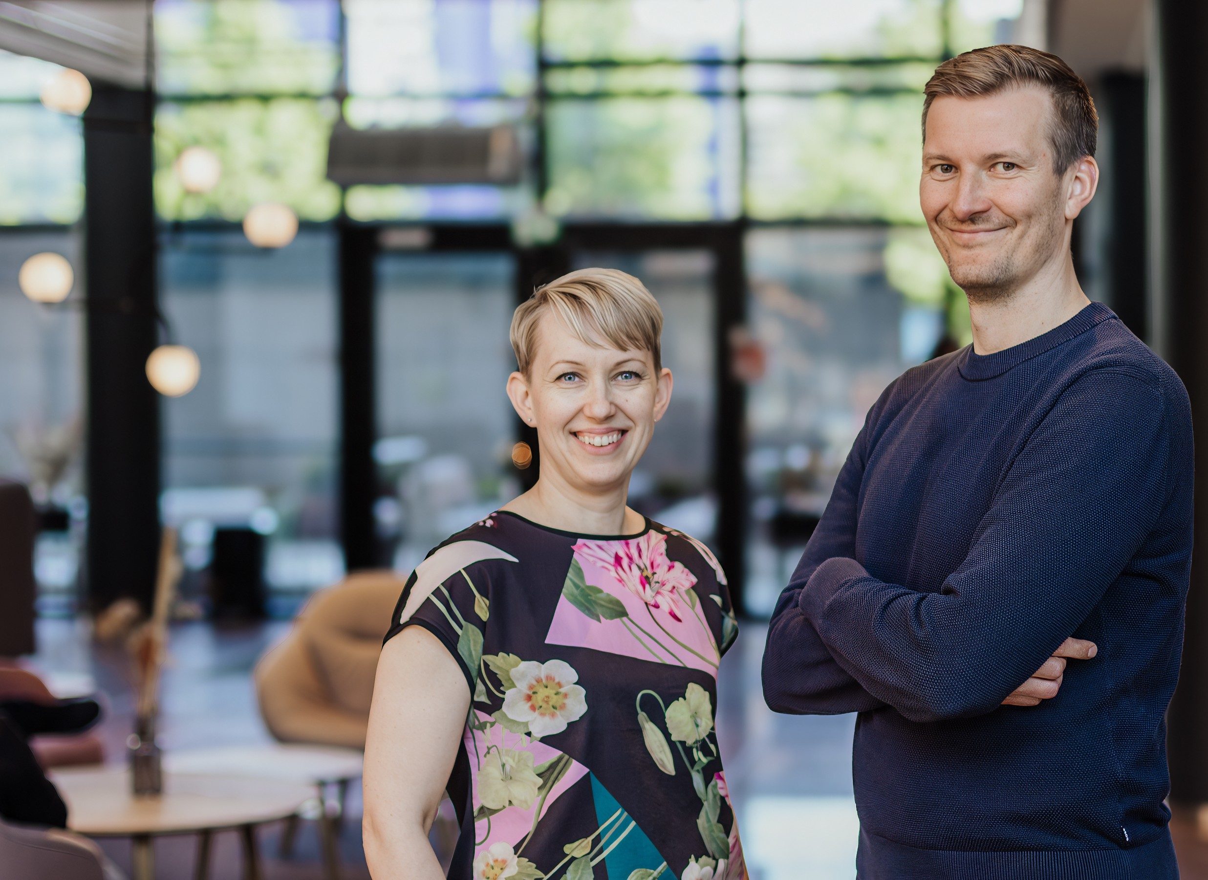 Consultants Kalle Kaijomaa and Tiina Lehto-Aho