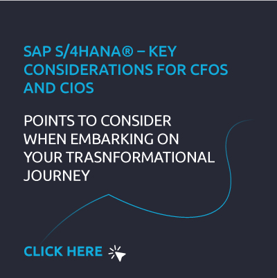 Frictionless Finance - SAP S-4HANA® – key considerations for CFOs and CIOs