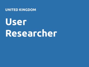 User Researcher