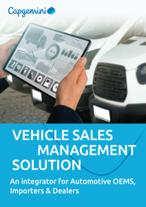 Vehicle Sales Management Solution