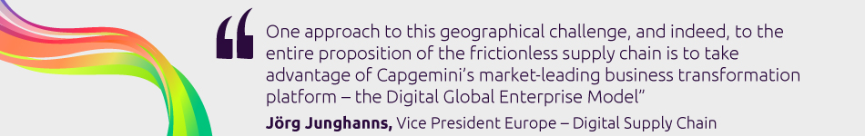 Jörg Junghanns, Vice President Europe, Digital Supply Chain, Capgemini’s Business Services