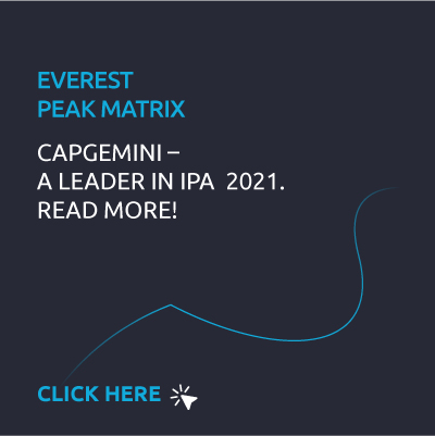 Everest Peak Matrix Capgemini – a leader in IPA 2021