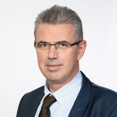 Patrice Crutel discussing integration of IoT with MCX broadband for enhanced public safety operations.