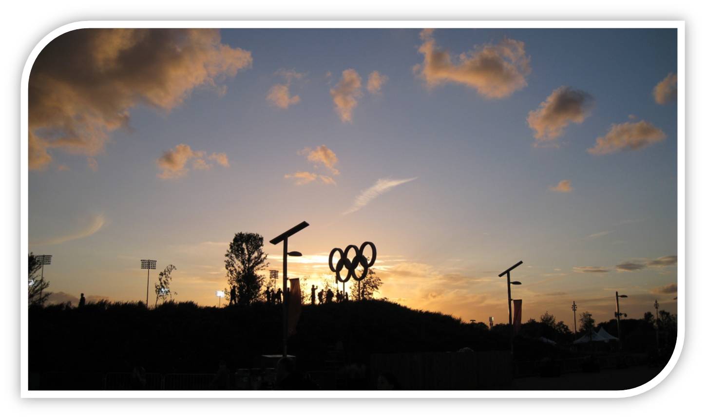 Sunset at the Olympic Park