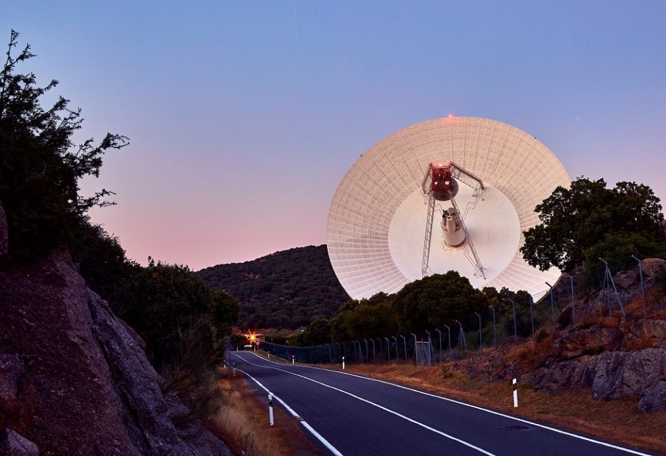 NASA’s Deep Space Network radio dishes receive data from distant spacecraft