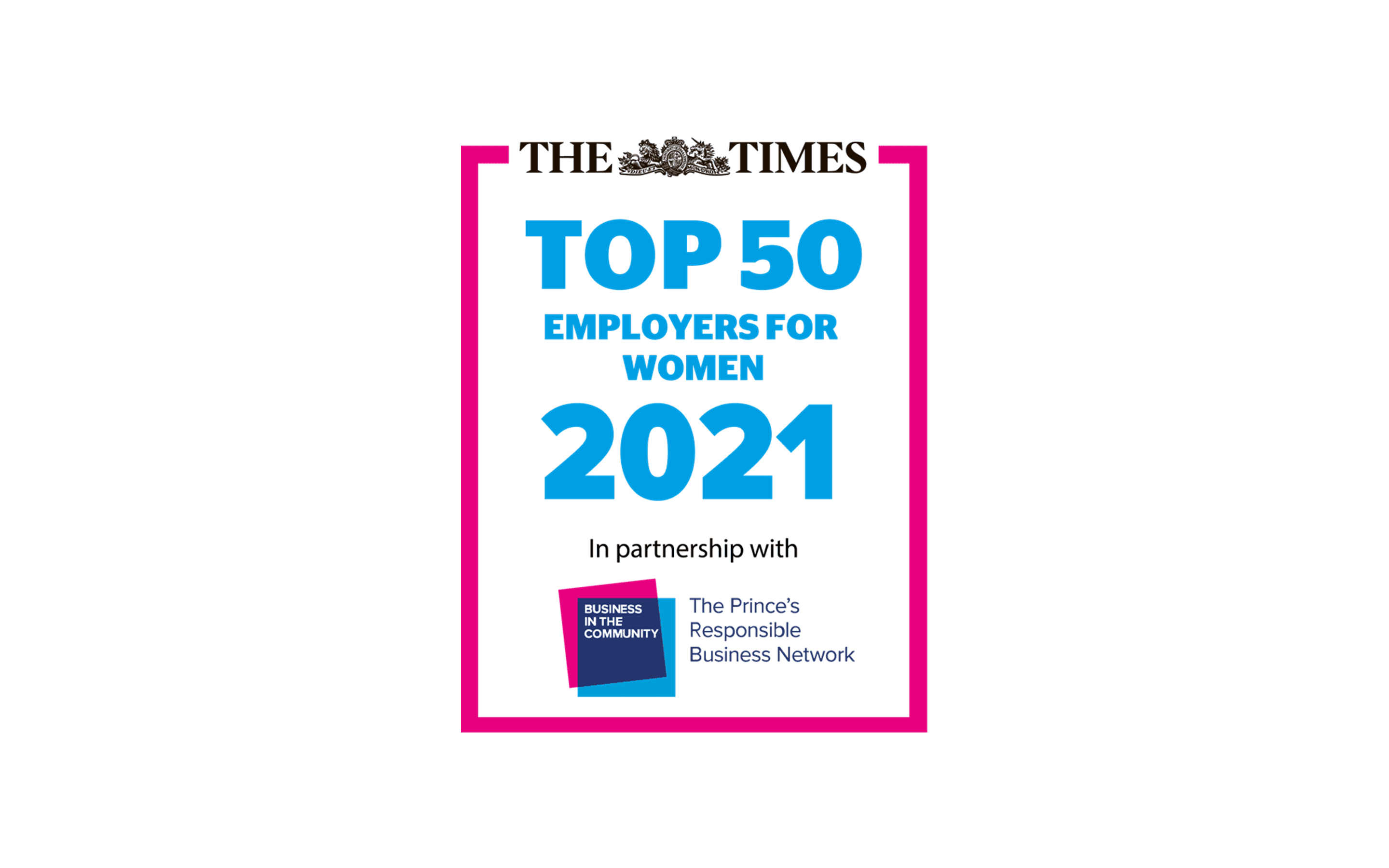 Read more aboutThe Times 50 Best Employers for Women 2021