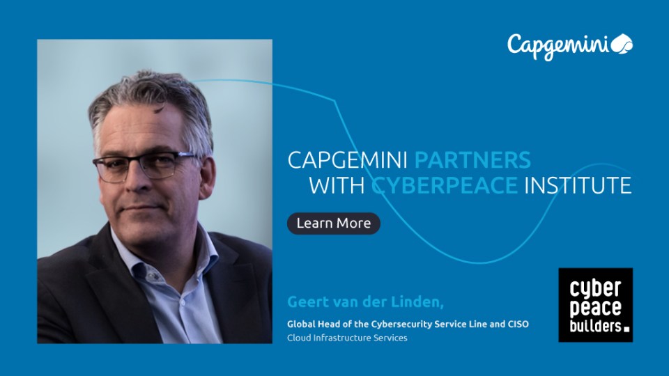 Capgemini partners with the CyberPeace Institute - Capgemini USA