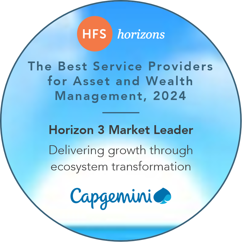 Capgemini is recognized as a Horizon 3 Market Leader in HFS Horizons