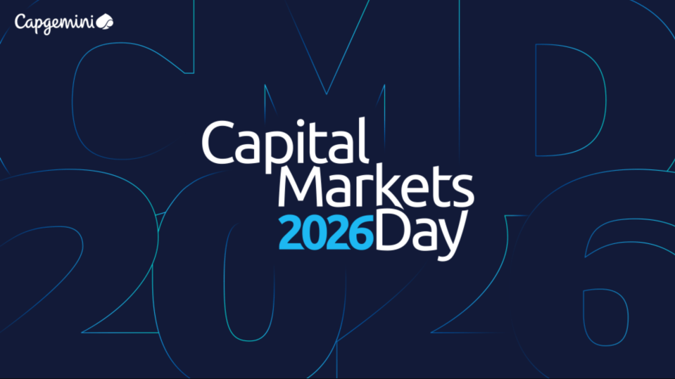 2026 Capital Markets Day: Capgemini poised to capture the full value of the Agentic AI revolution